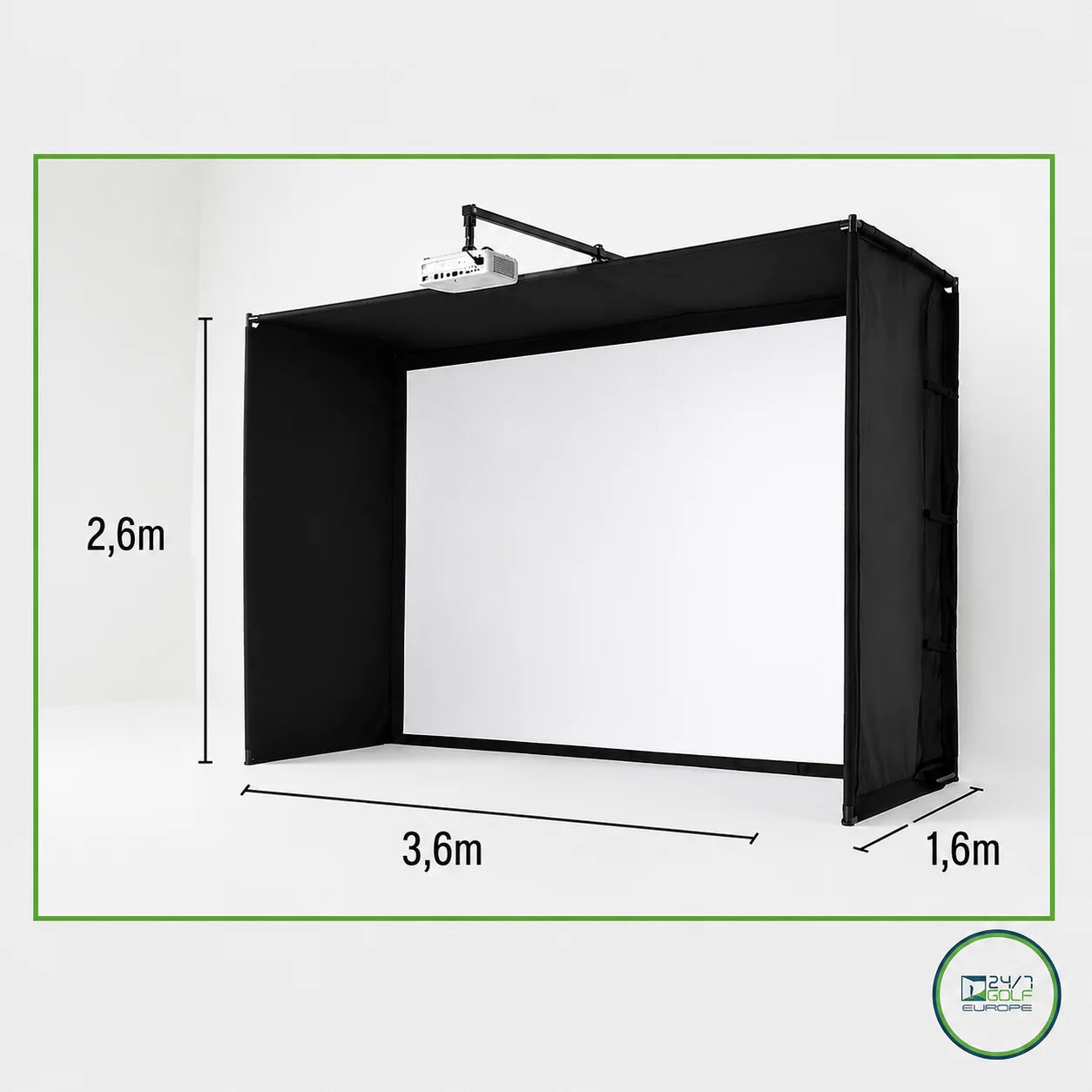 24/7 Golf Simulator Enclosure (Limited Stock)