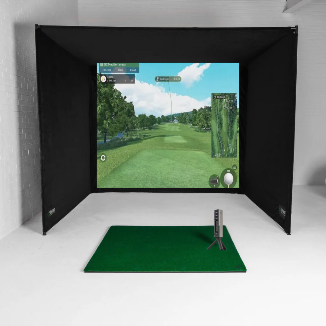 Square Golf Omni Simbox Home Golf-Simulator Komplettpaket