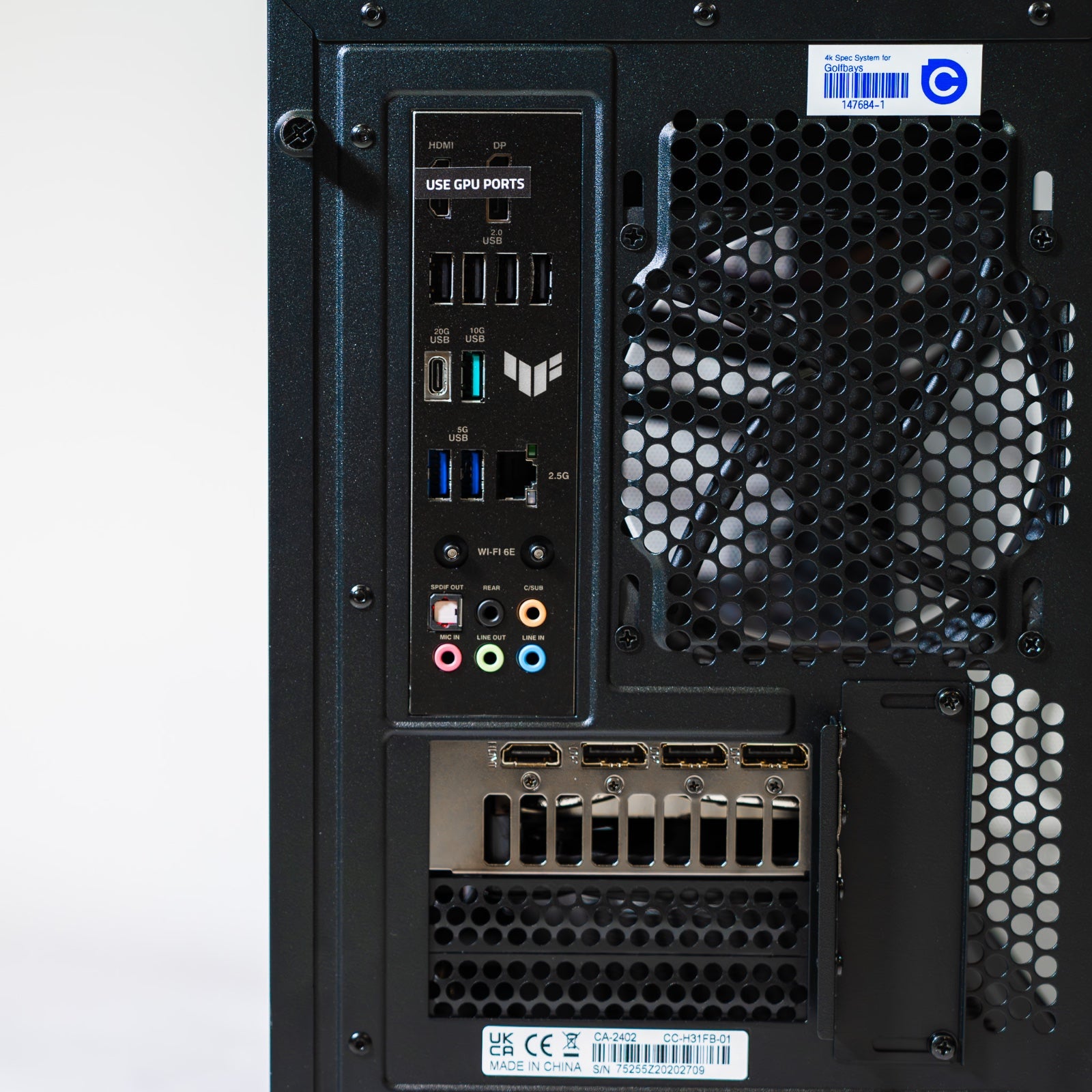 GolfBays Golf-Simulator Gaming PC