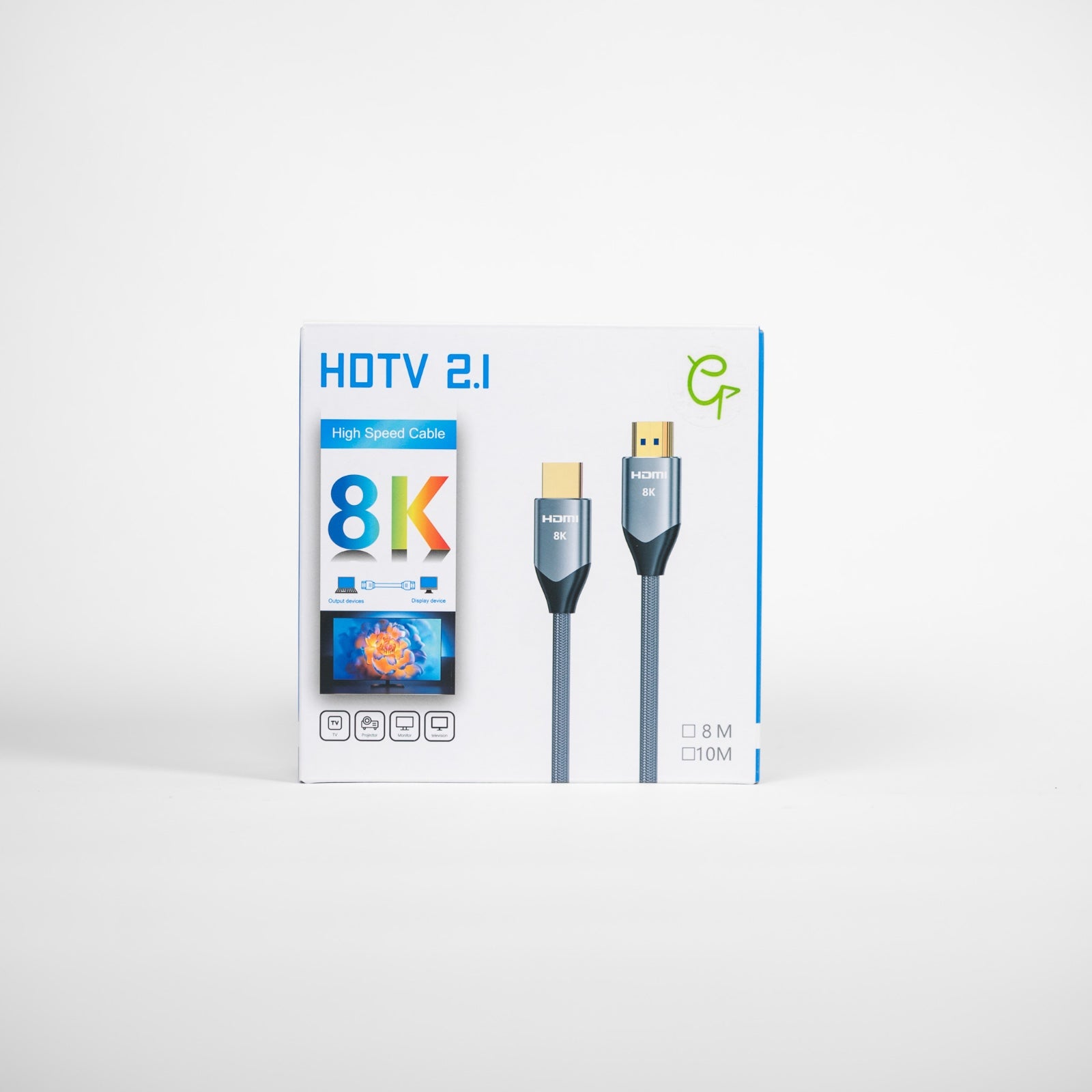 GolfBays 4K/8K-HDMI-2.1-Kabel 10m