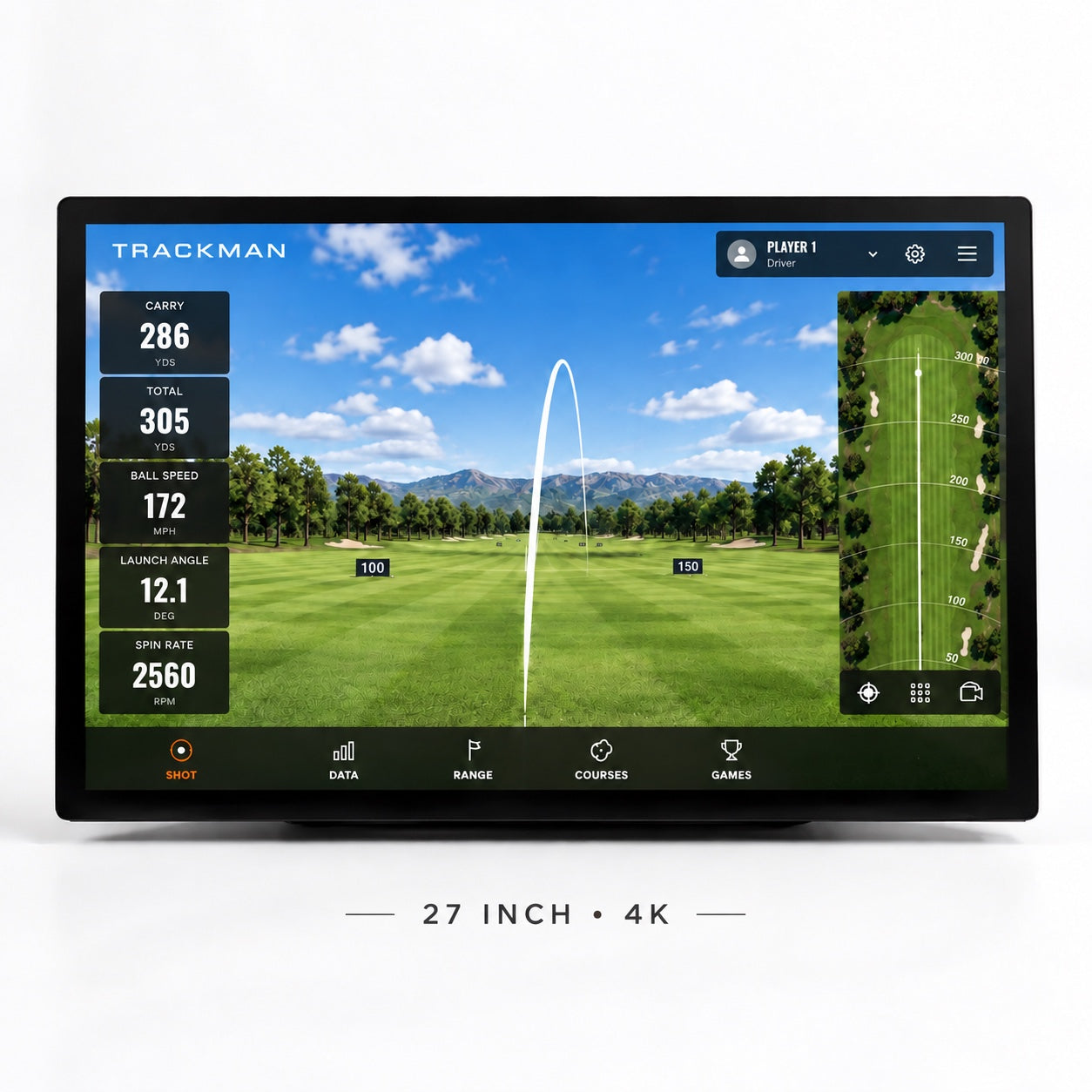 27" 4K-Touchscreen-Golf-Simulator-Monitor