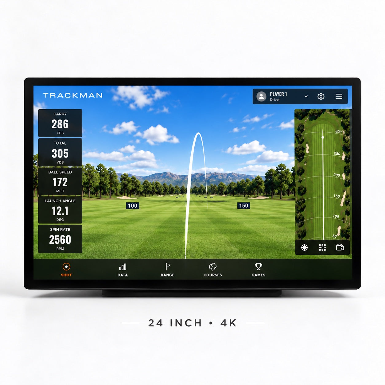 Golfbays 4K-Touchscreen-Monitor 24"