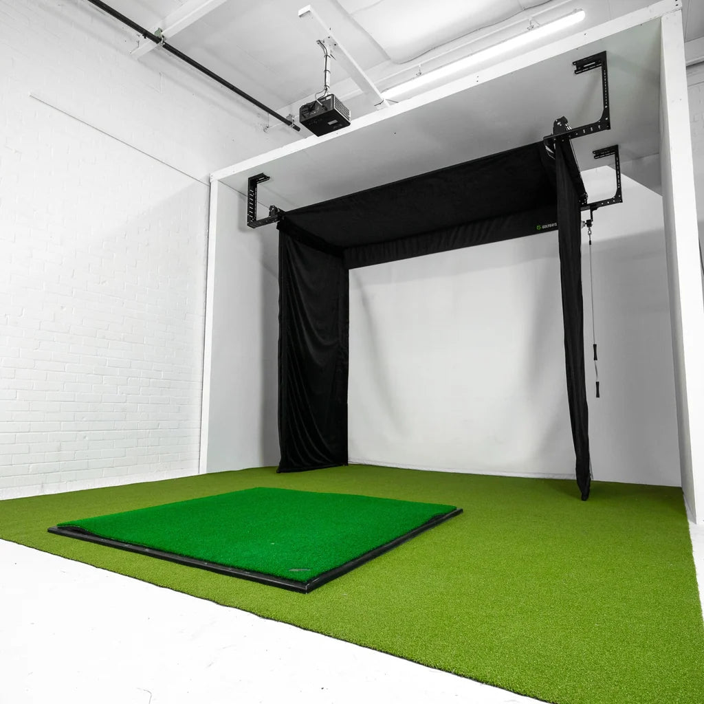 Rapsodo MLM2XPro Retractable Simbox Home Golf Simulator Package