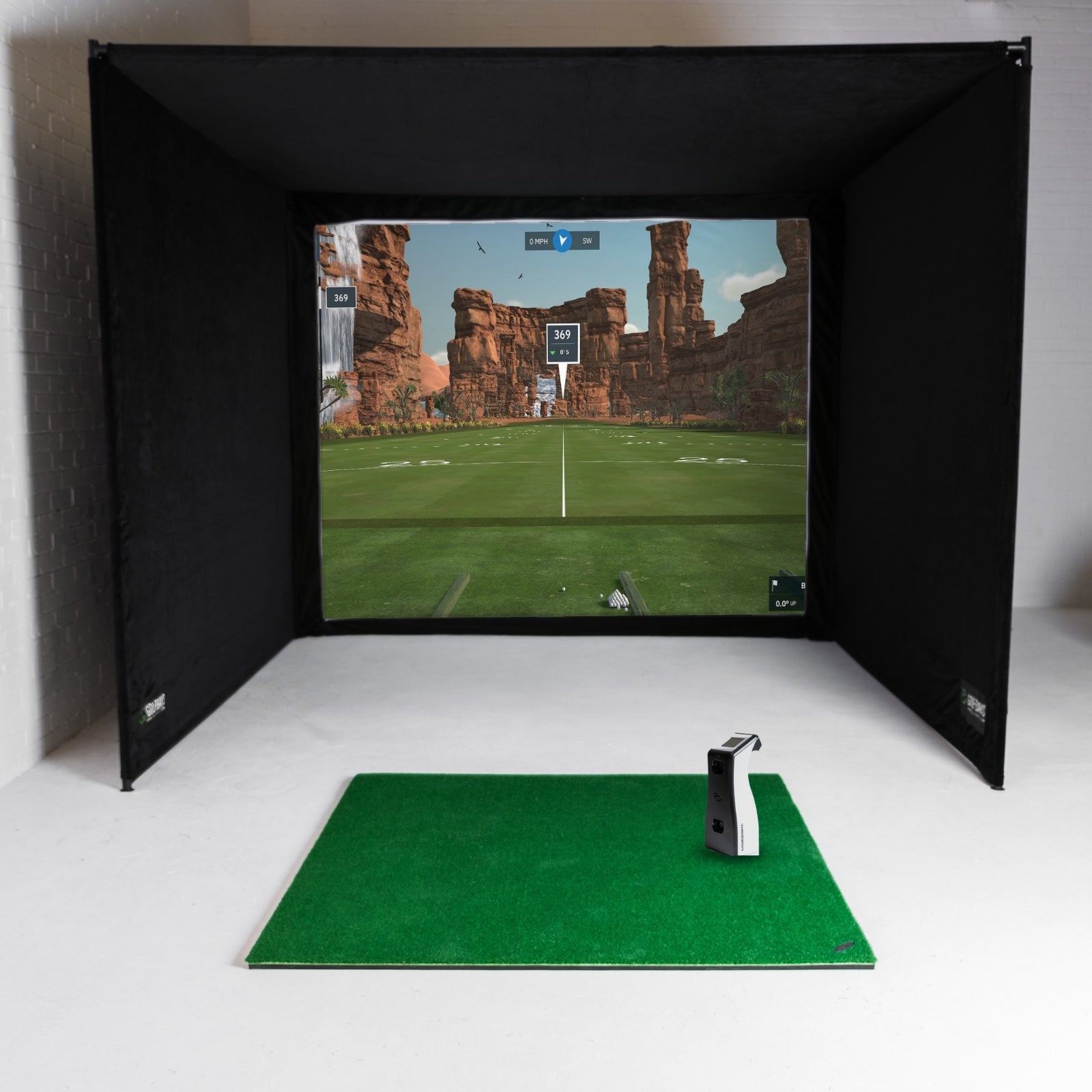 Bushnell Launch Pro Indoor SimBox Heimgolf-Simulator Komplettpaket