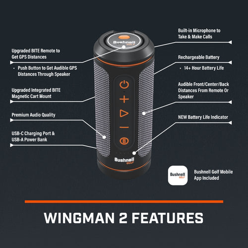 Bushnell Wingman 2 GPS & Speaker